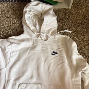 Nike Classic White Pullover Hoodie